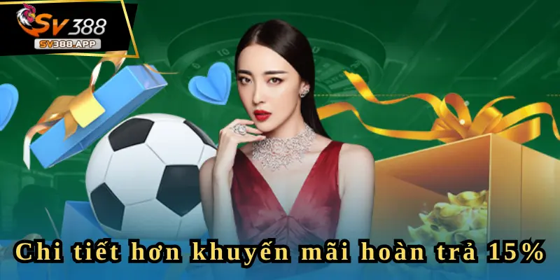 Chương Trình Hoàn Trả 15% Không Giới Hạn Cho Sòng Bạc 3 hoan tra 15 chi tiet