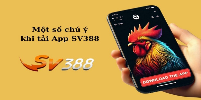 App SV388 có an toàn không? Những điều người chơi cần biết 4 Một số lưu ý khi tải và dùng SV388